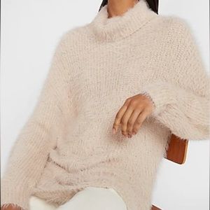 EXPRESS Fuzzy Faux Fur Cowl Neck
Sweater